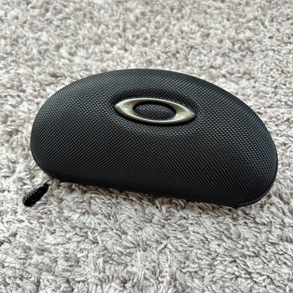 Oakley Soft Vault Sunglass Case Black Ballistic Nylon Zippered Hard Shell Case‎